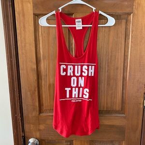 Victoria’s Secret Pink tank top - red